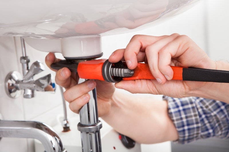 Emergency plumber attending a job in West Horsley