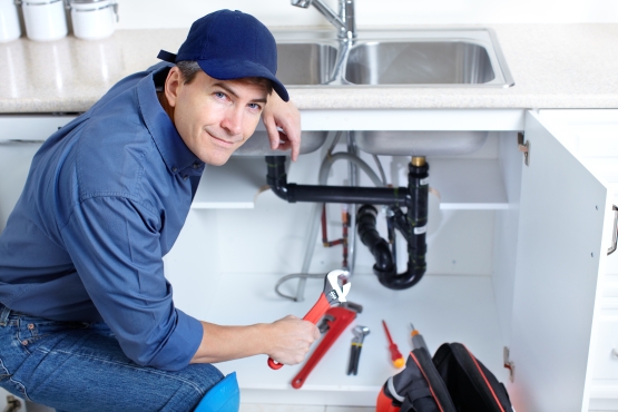 Eco Heat Plumbing team member at work